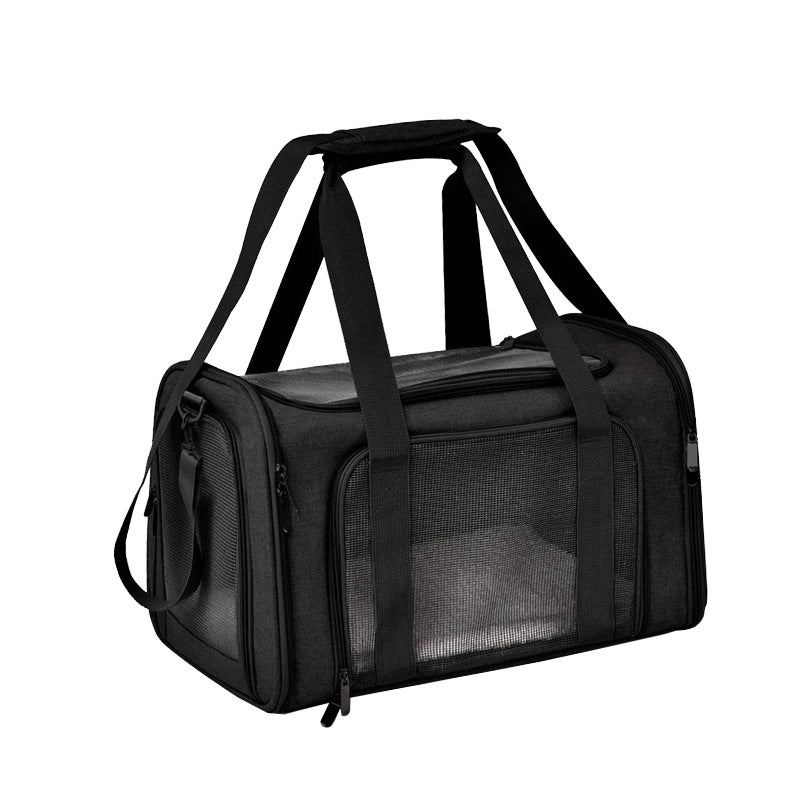 Happy Tail Trips Pet Travel Bag – Lightweight, Breathable & Stylish Carrier for Cats & Small Dogs